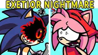 Friday Night Funkin' VS Exetior - Nightmare Tempus + Cutscenes | One Eye Freak (FNF MOD) (Sonic/Amy)