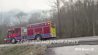 4/3/24 Madison Township Fire Department Responding To An EMS Run