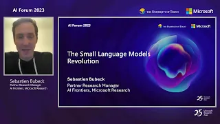 AI Forum 2023 | The Small Models Revolution