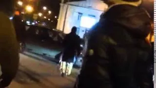 21.01.14 (20) Автомайдан, VicheKyiv патрулирует ночной Киев, охота на титушек.