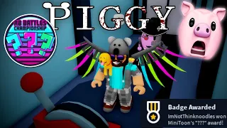 UNLOCKING THE SECRET RB Battles "???" BADGE in Roblox Piggy!