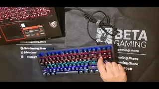 Beta Gaming: Technozone E24 RGB Mechanical Gaming Keyboard Review