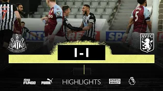 Newcastle United 1 Aston Villa 1 | Premier League Highlights