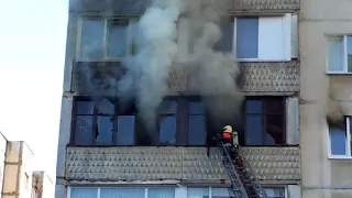Пожежа на вулиці Лушпи