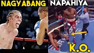 11 MAYAYABANG na mga BOKSINGERO na NAPAHIYA SA LOOB NG RING