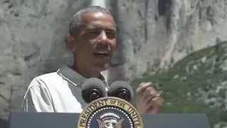 Mr. President Goes to Yosemite