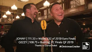 Quickfire with Jonny Clayton and Gerwyn Price at The Christmas Cracker 2022