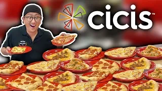 I Attempt TO EAT 100 Slices of PIZZA 🍕 at Cicis Unlimited Buffet