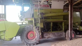 Claas Dominator 48 s, інспекція перед збиранням сої