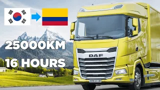 ETS2 Longest Delivery (South Korea to Colombia) Asia to South America | Euro Truck Simulator 2