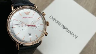 Emporio Armani Chronograph Men’s Watch AR11123 (Unboxing) @UnboxWatches