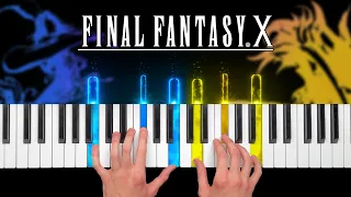 Final Fantasy X - To Zanarkand - Piano Cover & Tutorial