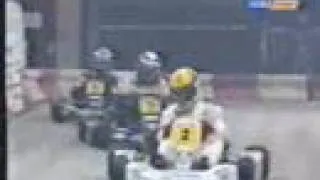 Karting Ayrton Senna and Alain Prost duel full race 1993