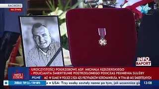 Pogrzeb asp. Michała Kędzierskiego - policjanta śmiertelnie postrzelonego podczas pełnienia służby