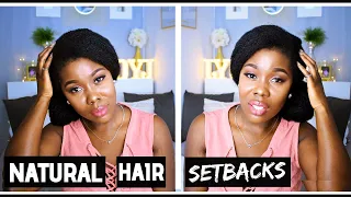 MY NATURAL HAIR SETBACKS AND HOW TO DEAL WITH PLATEAU  | Obaa Yaa Jones