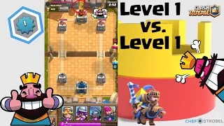 From Zero to Hero! Level 1 Account pushen #004 | Level 1 vs Level 1 | Clash Royale Deutsch