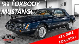 43K ORIGINAL MILE 1983 Ford Mustang Foxbody Review - Collectible Motorcar of Atlanta