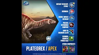 plateorex showcase jurassic world alive