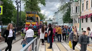 Парад трамваев к Дню московского транспорта. Часть 2