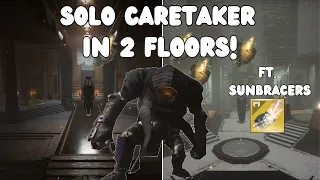 Solo Caretaker but in 2 FLOORS of damage