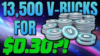 You Could Get 13,500 V-Bucks For $0.30 ONLY!! (Fortnite MESSED UP)