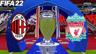 FIFA 22 | AC Milan vs Liverpool - Champions League UEFA 2021/22 - Full Match & Gameplay