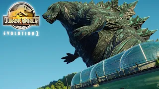 GODZILLA IN JURASSIC WORLD! Biggest Mod Ever? | Jurassic World Evolution 2 - Mods Of The Week #19