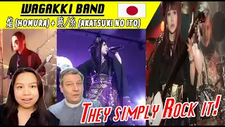 和楽器バンド - 焔 (ほむら) + 暁ノ糸 (アカツキノイト) / 1st JAPAN Tour 2015 ❤️👏|オランダ人カップル REACTION