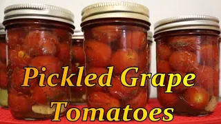 Pickled Grape Tomatoes