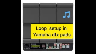 Loop setup in Yamaha dtx pads