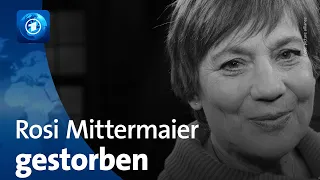 Ehemalige Skirennläuferin Rosi Mittermaier gestorben