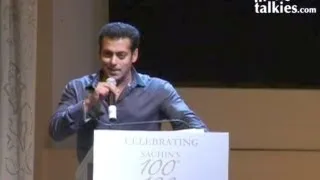 Salman Khan Talks Exclusively On Sachin Tendulkar At Grand Party By Mukesh Ambani