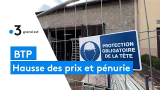 Le secteur du BTP manque de matieres premières et subit la hausse du prix de l'énergie