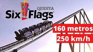 LA MONTAÑA RUSA MAS ALTA, RÁPIDA Y LARGA DEL MUNDO | Falcon´s Flight | Six Flags Qiddiya