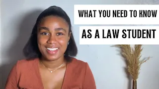 IMPORTANT FACTS TO KNOW BEFORE STUDYING LAW