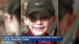 Judge finds one of two former DCFS workers guilty in AJ Freund death case