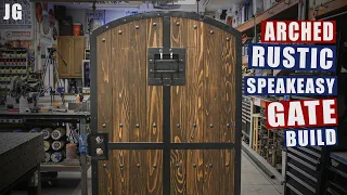 Rustic Metal Speakeasy Gate Door | JIMBO'S GARAGE