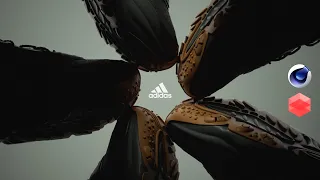 Create a stunning Adidas Ad using Cinema4D & Redshift