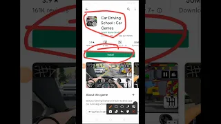 Car Driving school car games install karo short video