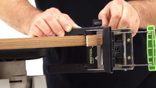 Festool TV épisode 42 : plaqueuse de chants CONTURO KA 65 - placage sur panneaux ronds