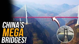 China’s Mega Bridges!😱 Amazing Fastest Bridge Construction Technology.