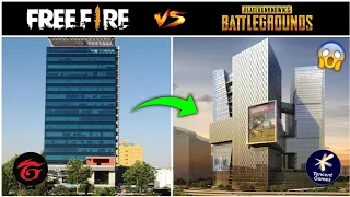 FREE FIRE vs PUBG OFFICE 😱😍 - Top 8 Facts