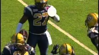 The Glove worn by Winnipeg Blue Bomber LaVar Glover #27 - Presented by Centre 68