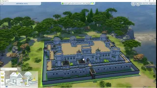 I build a massive castle in The Sims 4