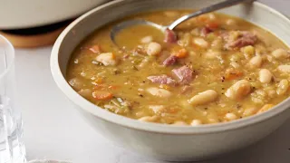 Herby Ham and Bean Soup Recipe