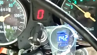 USB charging for motorcycle