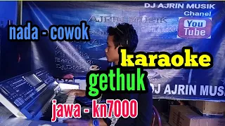 GETHUK [ KARAOKE ] MANTHOUS _ LAGU JAWA KN7000 _ NADA PRIA