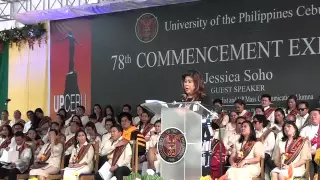 Jessica Sojo, UP Cebu 2015 Commencement Speaker