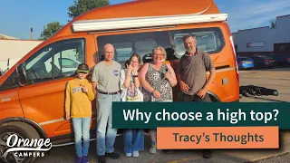 Why choose a Trouvaille Actif High Top campervan? Hear from Orange Camper's customer Tracy