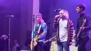 Johnny Marr & Tim Burgess, Getting Away With It, The Piece Hall, Halifax, West Yorkshire, 26/08/23.